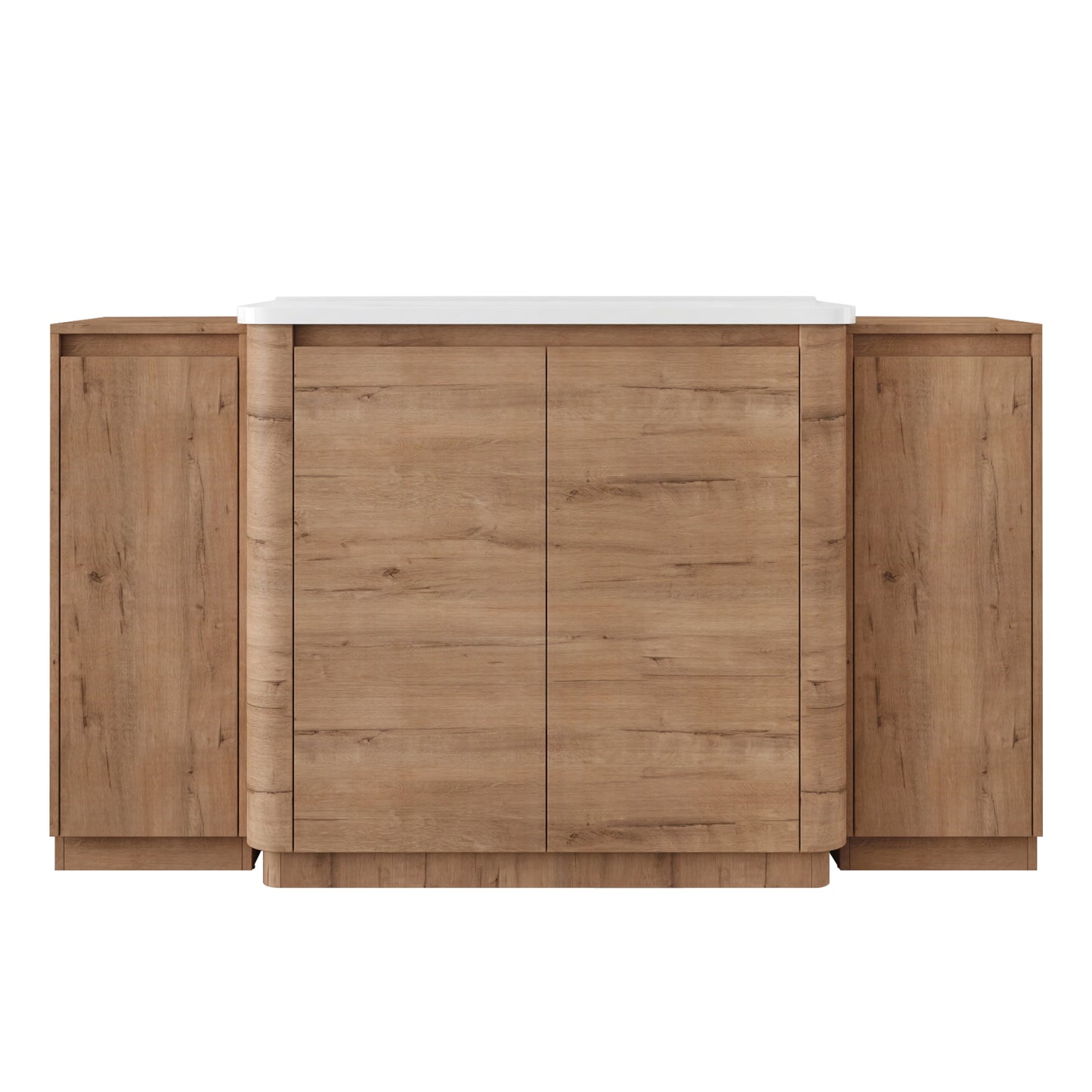 Pebble 60" Freestanding Vanity (RTA)