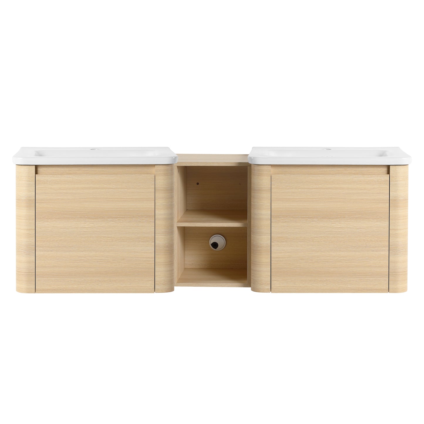 Curvo 24"/28"/36"/40"/60"/68" Floating Vanity (RTA)