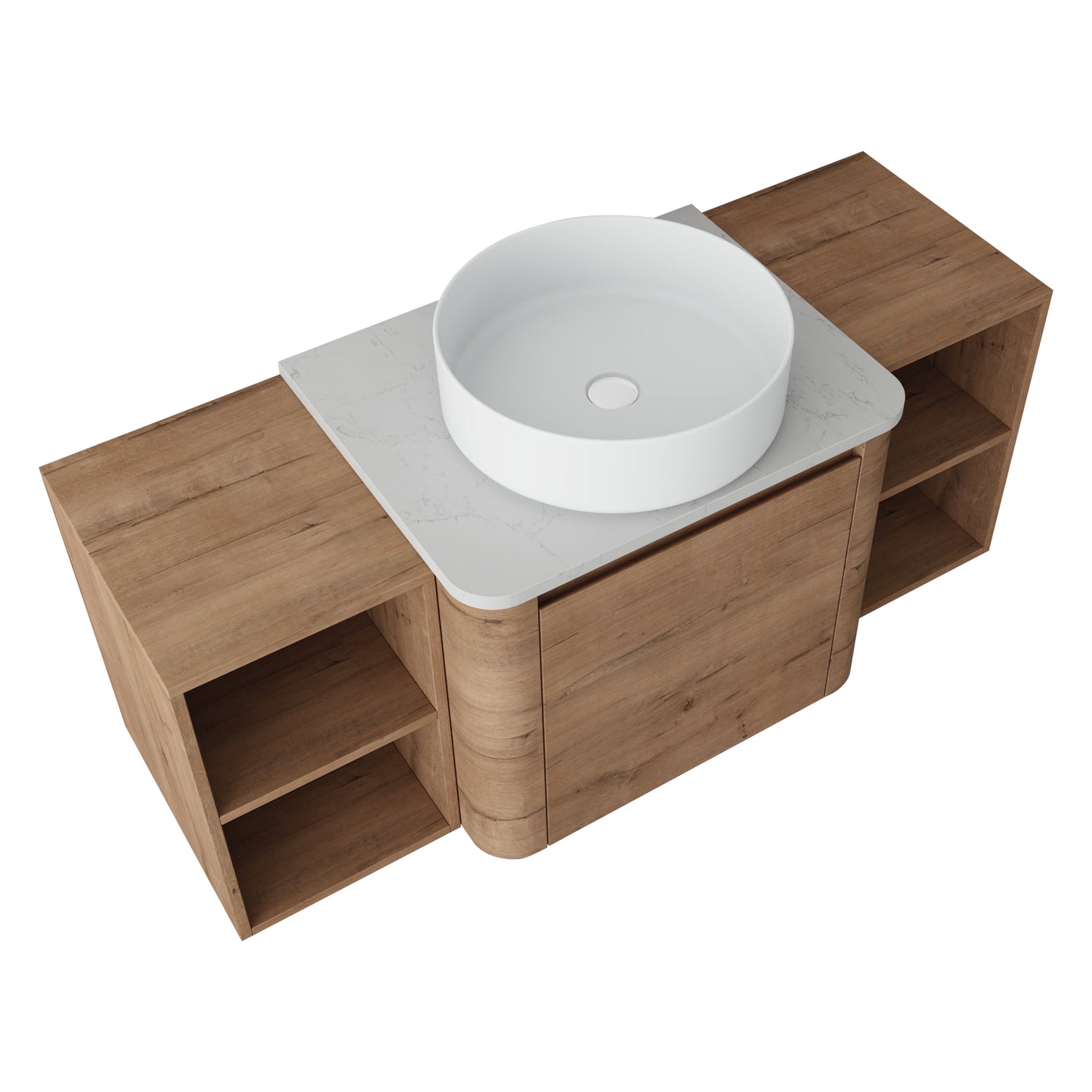 Curvo 24"/36"/48"/60" Floating Vanity (RTA)