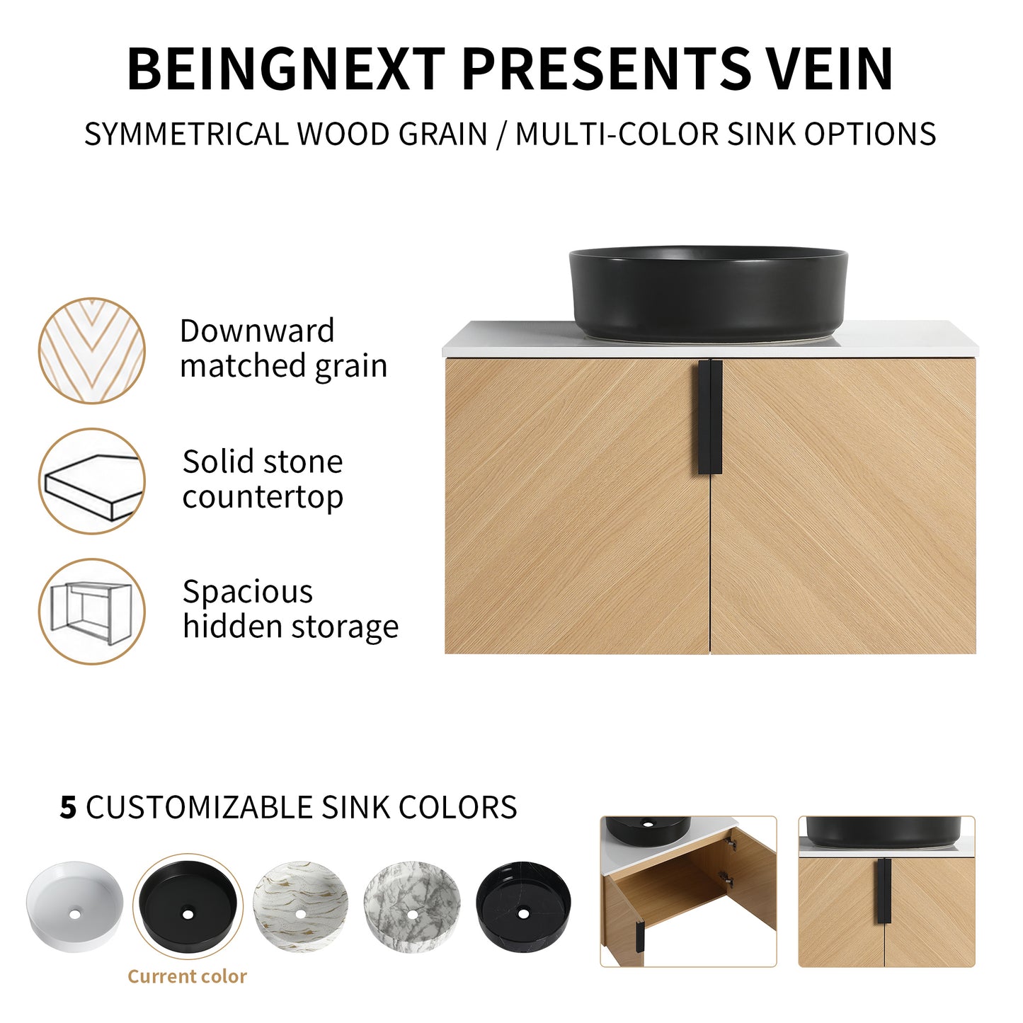 Vein 30" Floating Vanity (RTA)