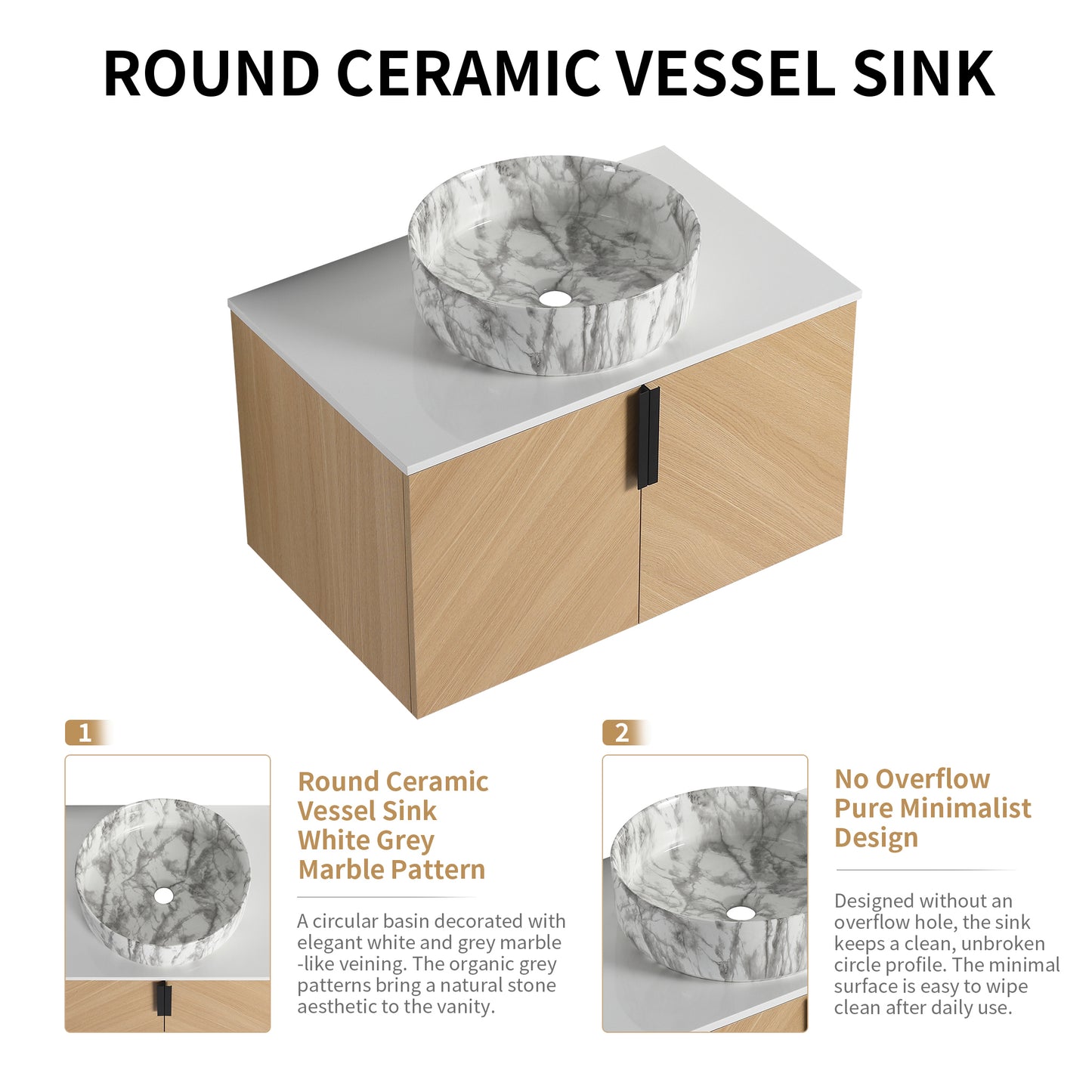 Vein 30" Floating Vanity (RTA)