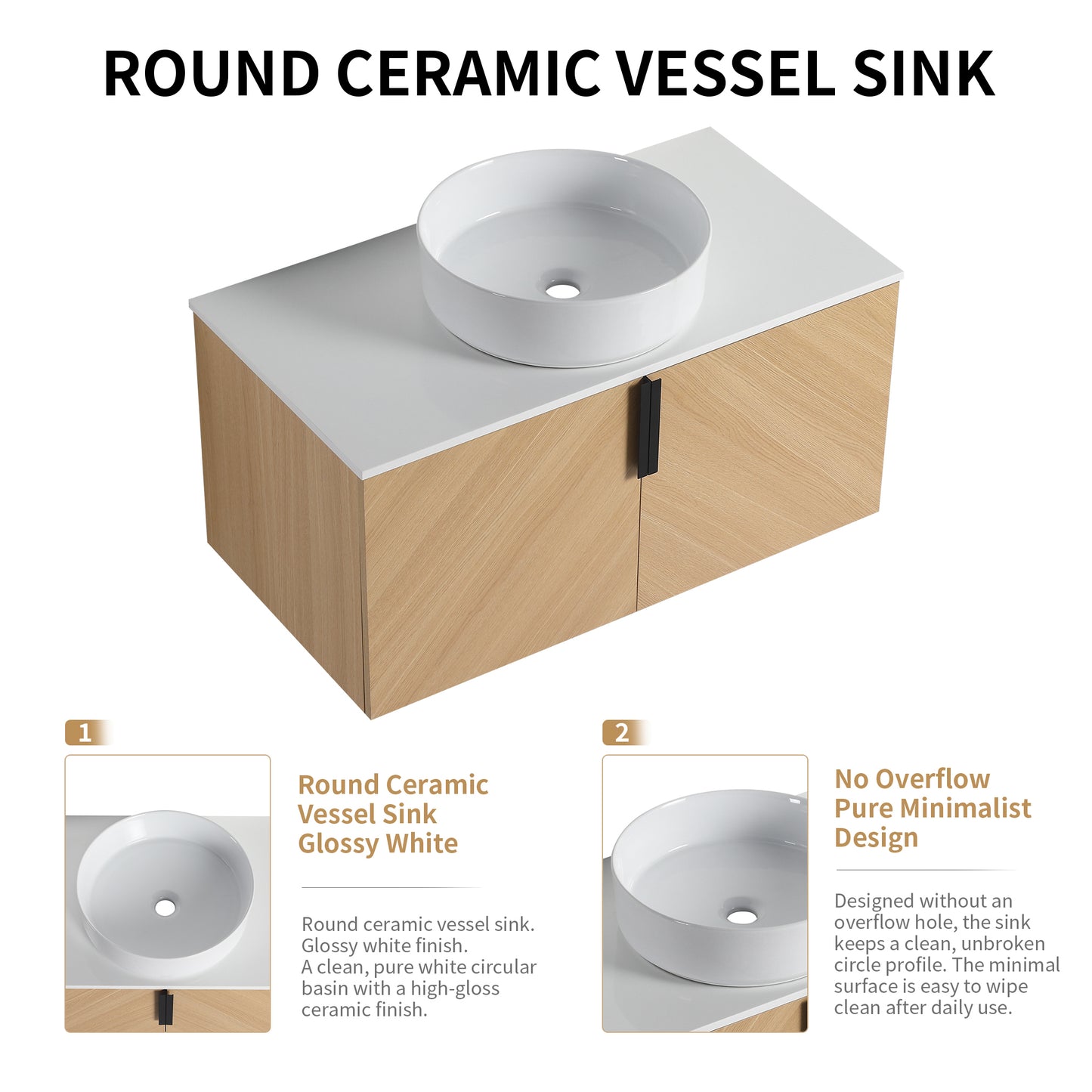 Vein 36" Floating Vanity (RTA)