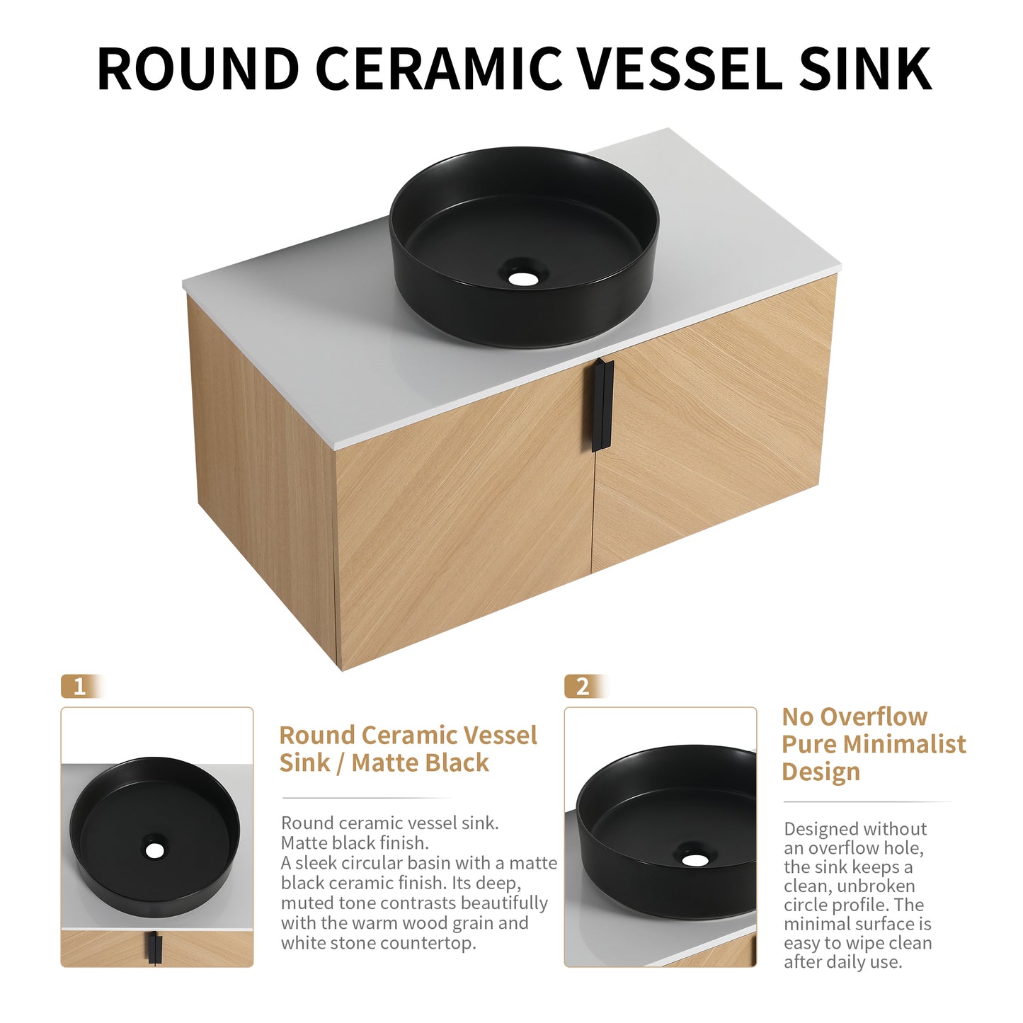 Vein 36" Floating Vanity (RTA)
