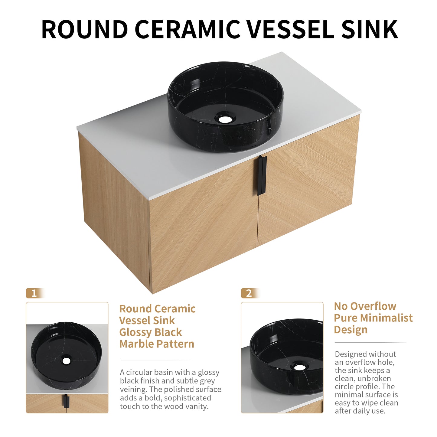 Vein 36" Floating Vanity (RTA)