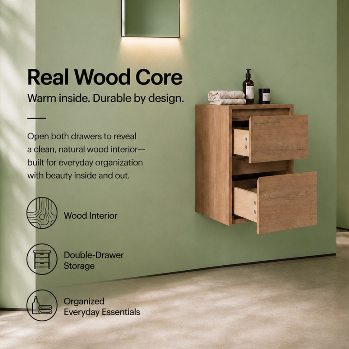 Cube Bathroom Cabinet— Mix & Match Wall-Mounted Vanities, Side Cabinets & Top Cabinets (RTA)