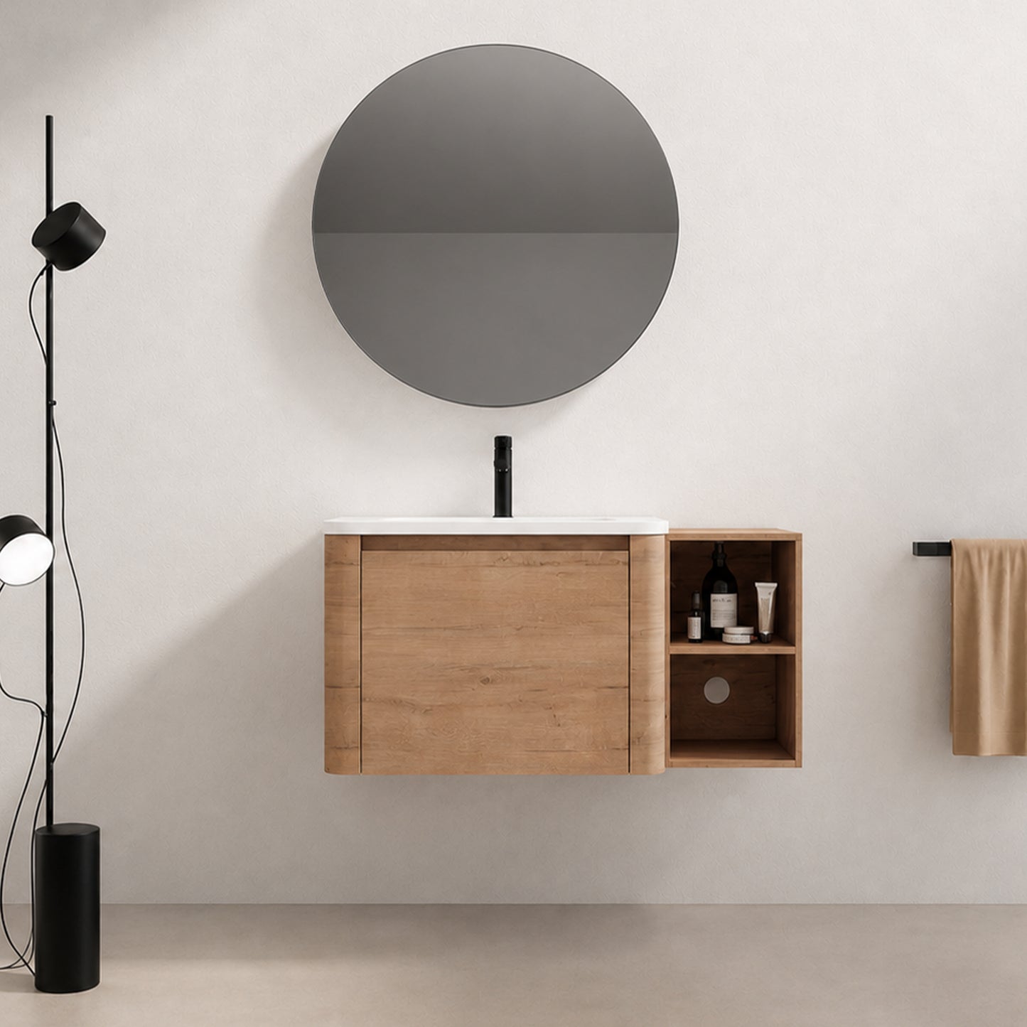 Curvo 28"/40"/68" Floating Vanity (RTA)