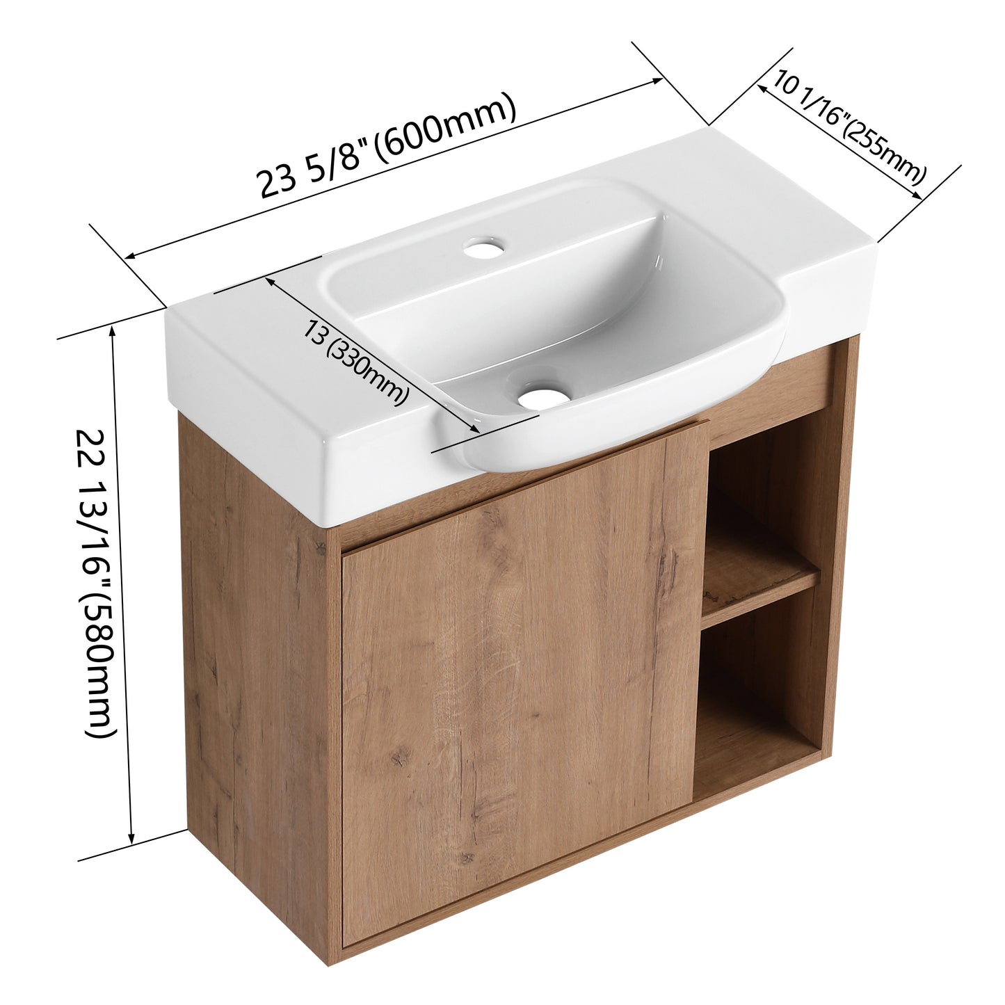 Slimbay 24" Floating Vanity (RTA)