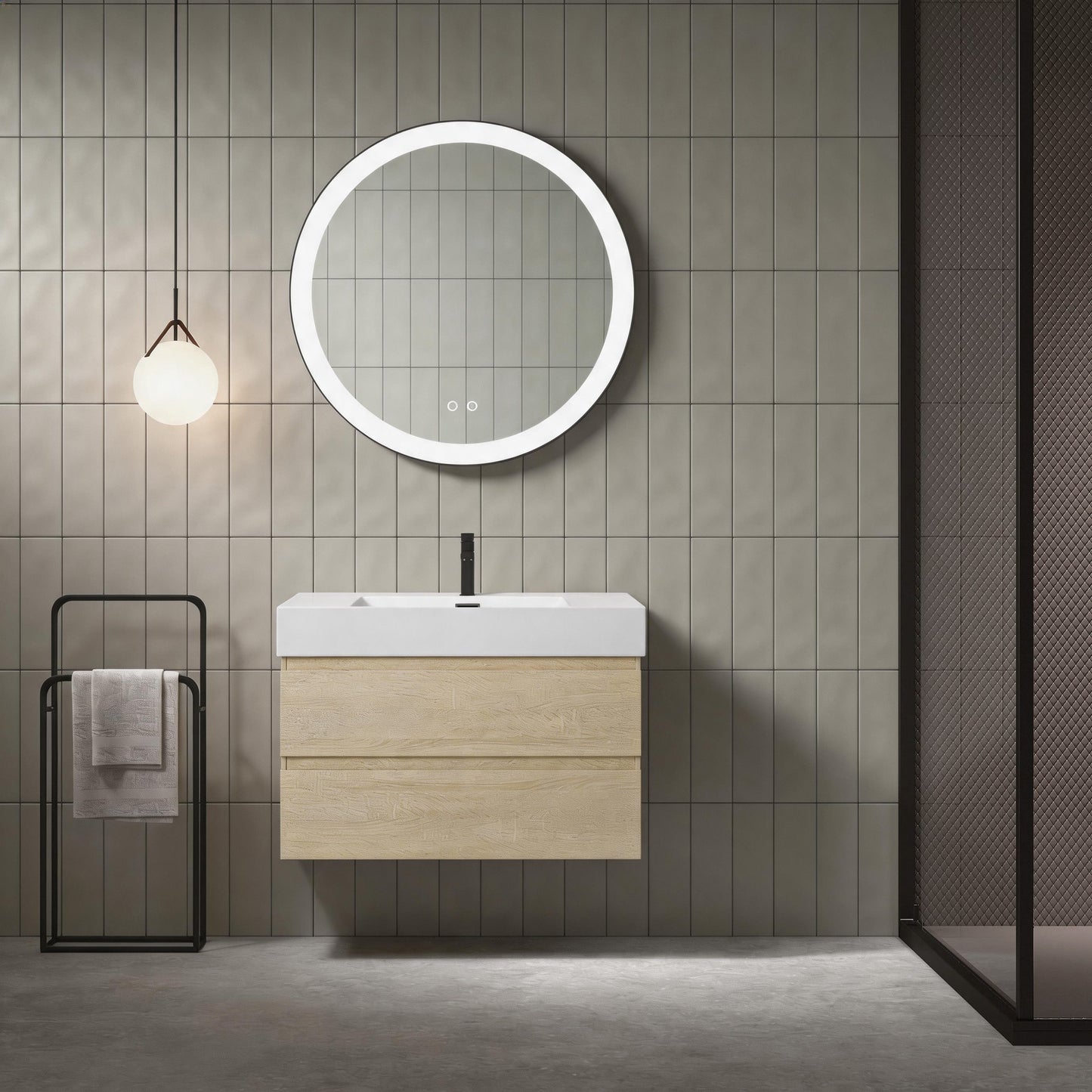 Thick 24"/30"/36" Floating Vanity (RTA)