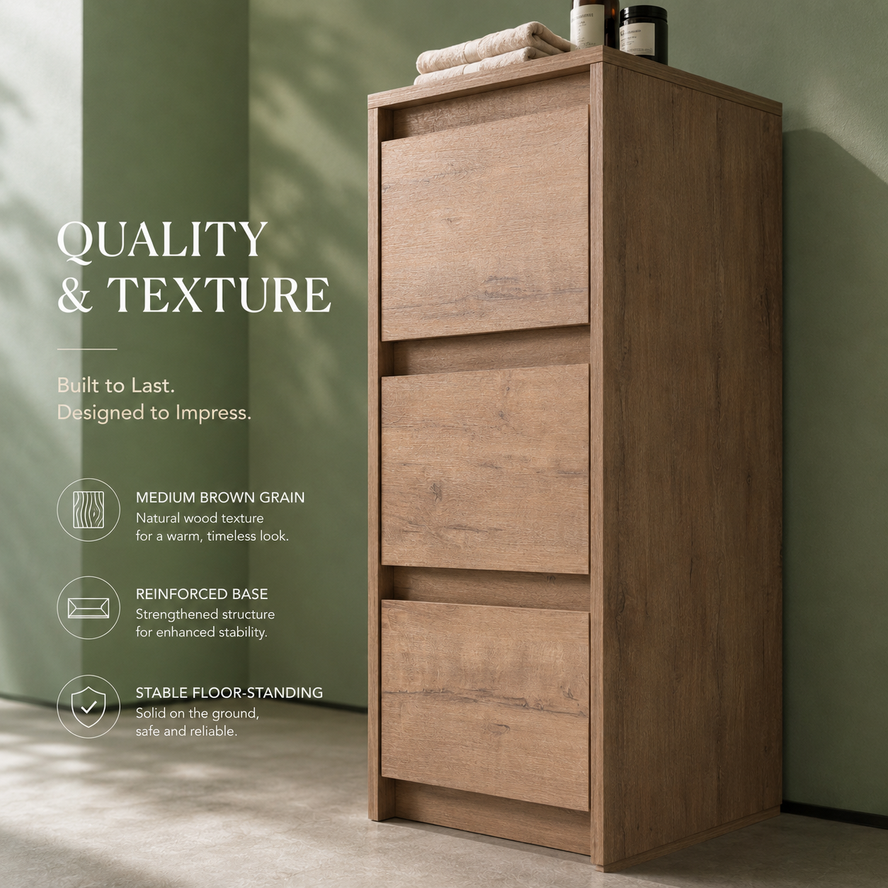 Cube Bathroom Cabinet— Mix & Match Freestanding Vanities, Side Cabinets & Top Cabinets (RTA)
