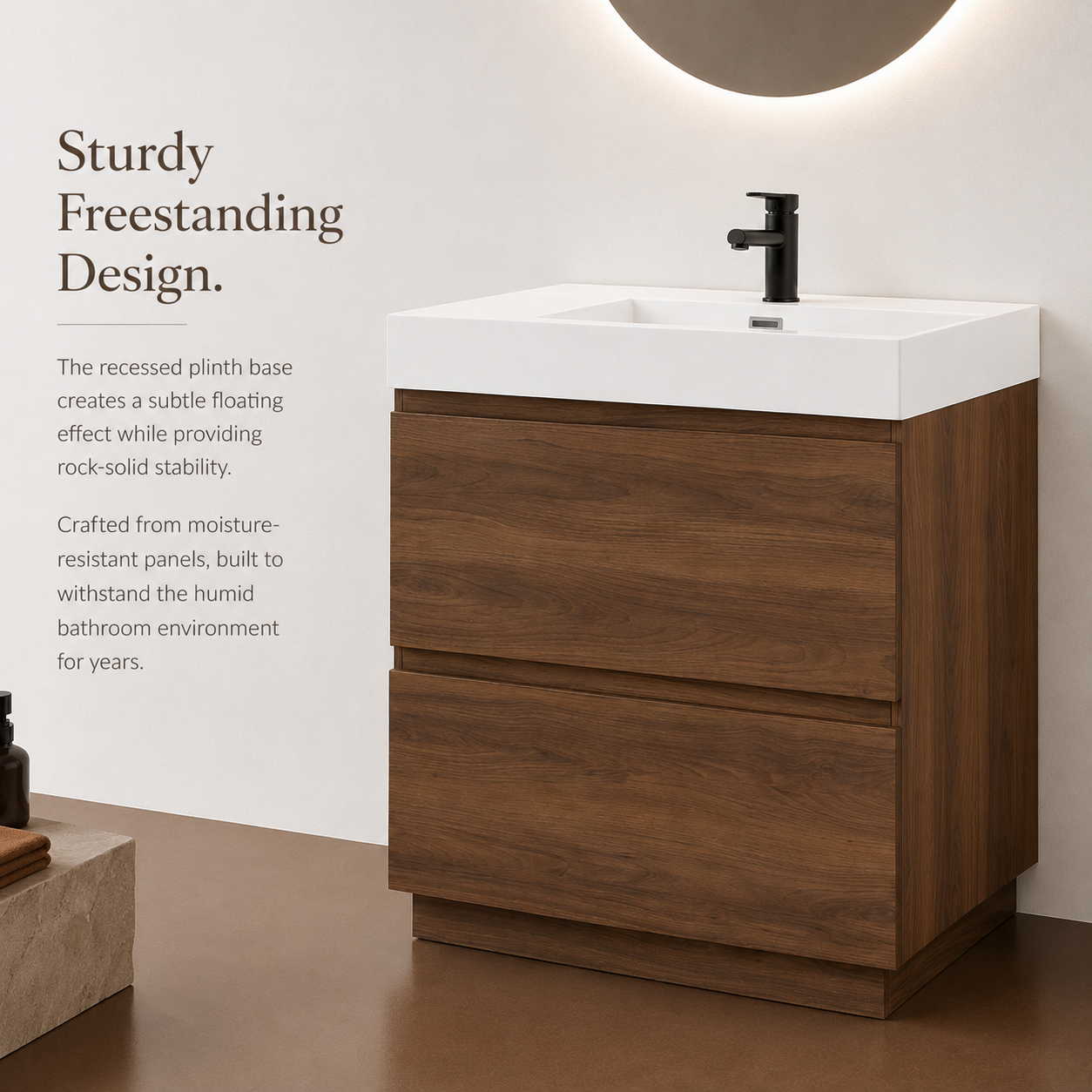 SLAB 24"/30" Freestanding Vanity (RTA)