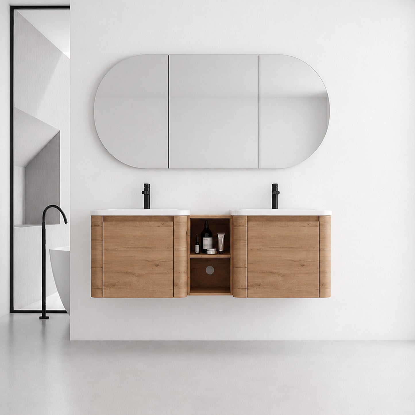 Curvo 24"/36"/60" Floating Vanity (RTA)