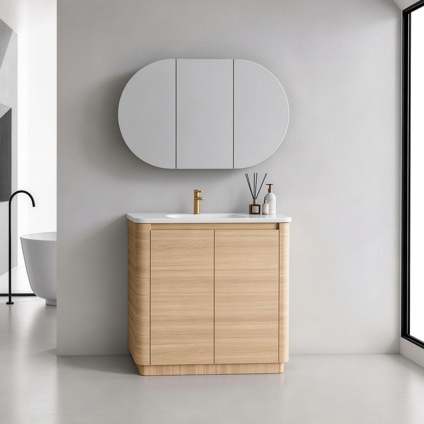 Pebble 36" Freestanding Vanity (RTA)