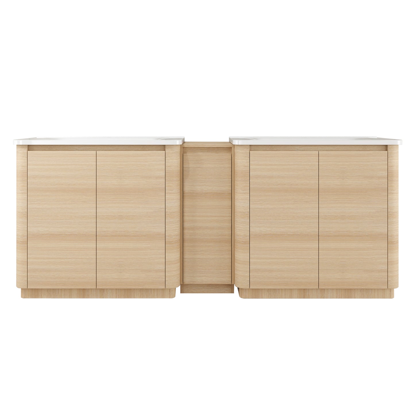 Pebble 84" Freestanding Vanity (RTA)