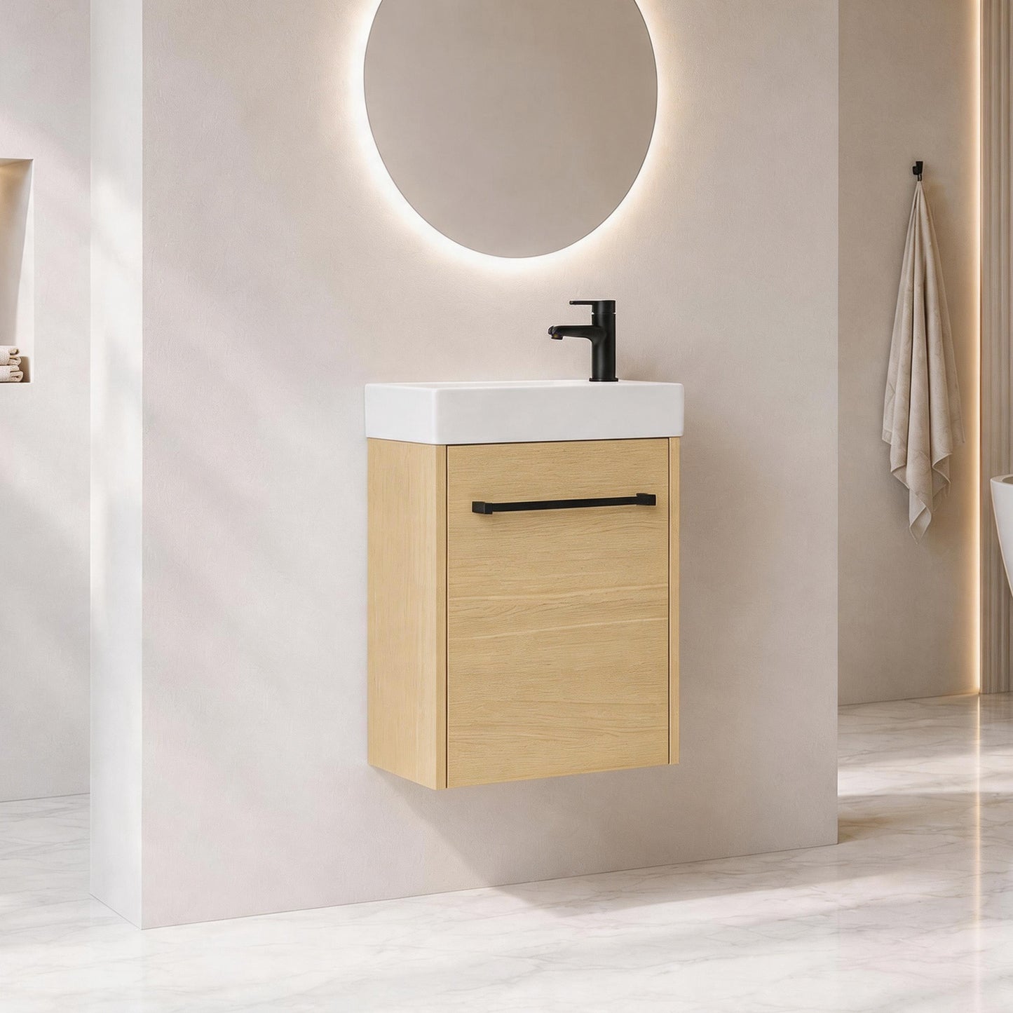 Link 16" Floating Vanity (Assembled)