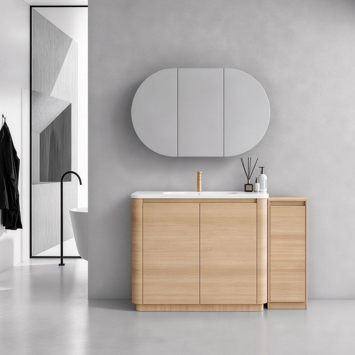 Pebble 52" Freestanding Vanity (RTA)