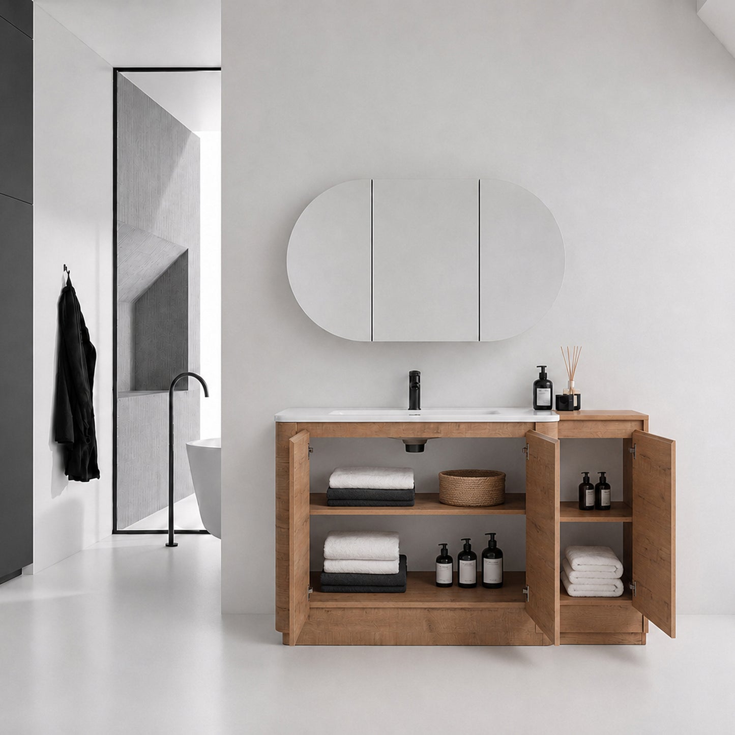Pebble 52" Freestanding Vanity (RTA)