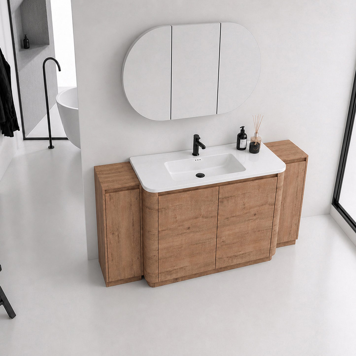 Pebble 64" Freestanding Vanity (RTA)
