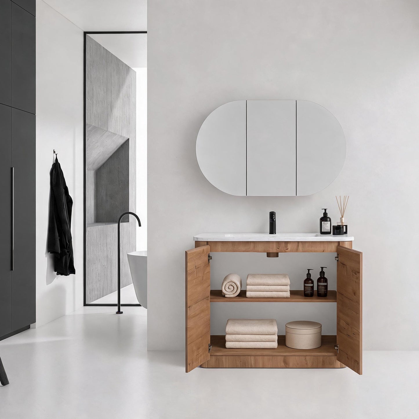 Pebble 40" Freestanding Vanity (RTA)