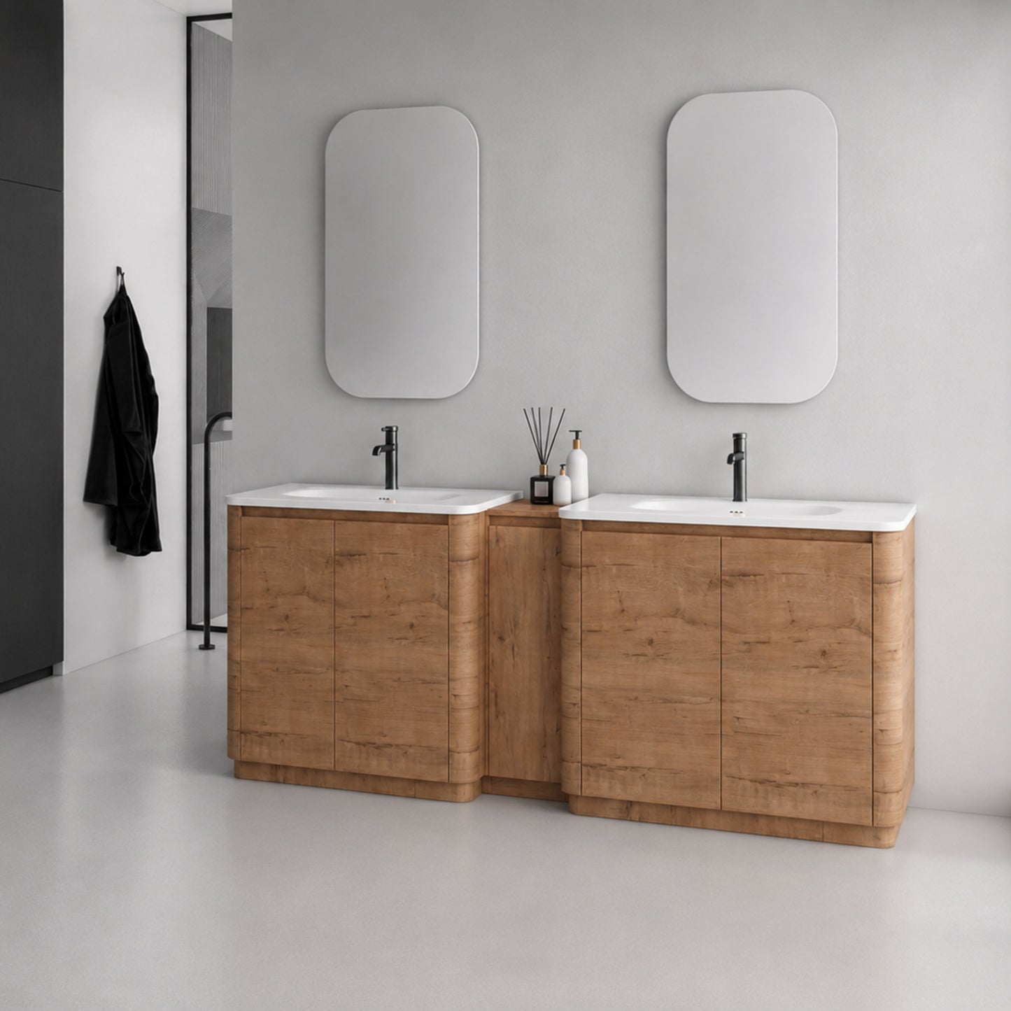 Pebble 92" Freestanding Vanity (RTA)