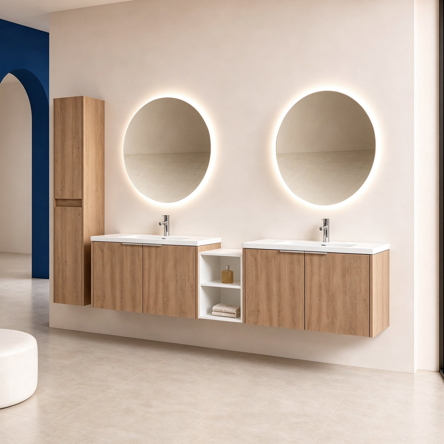 Unitas 60"/72"/84" Floating Vanity Set (RTA)