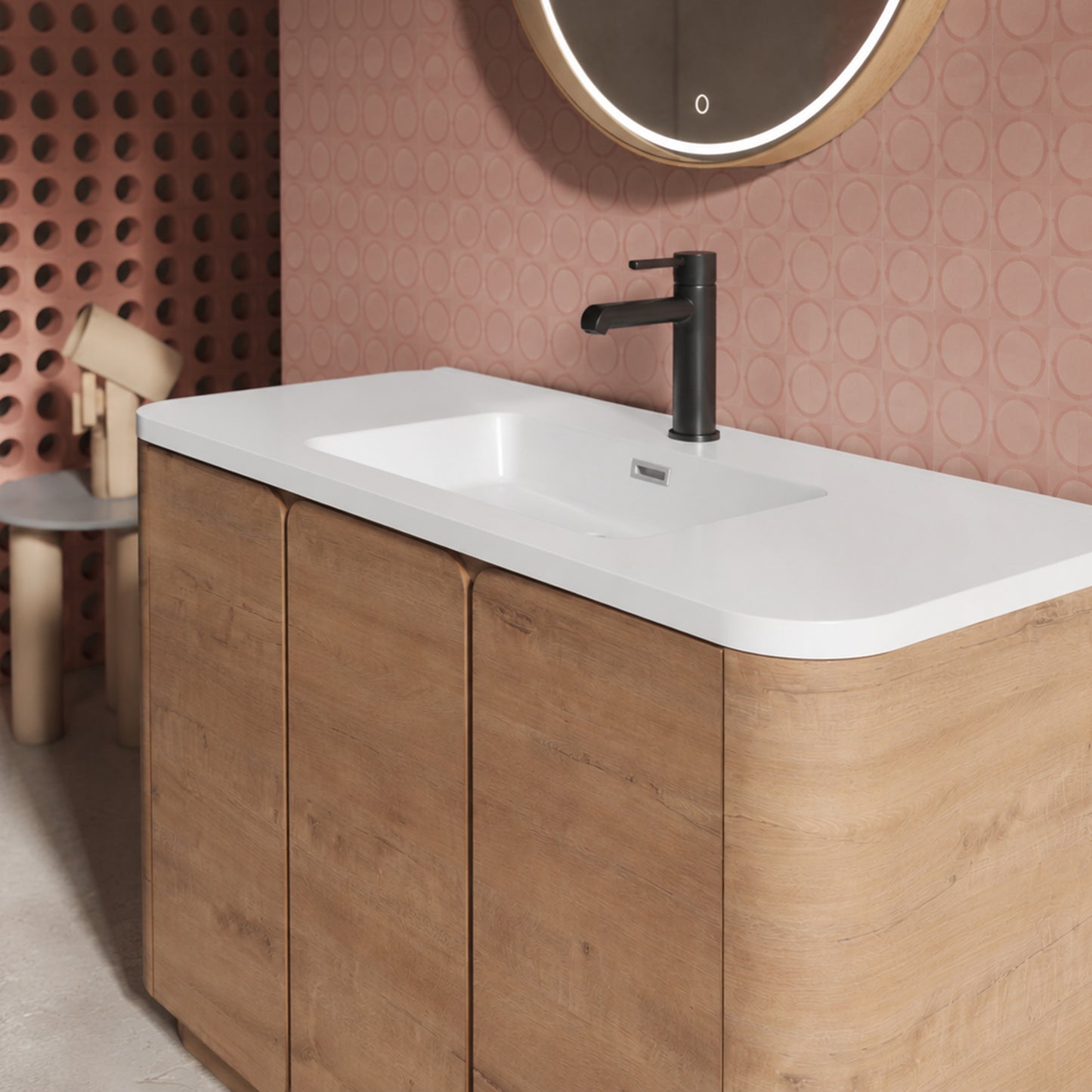 Curvo 48"/60" Freestanding Vanity (RTA)