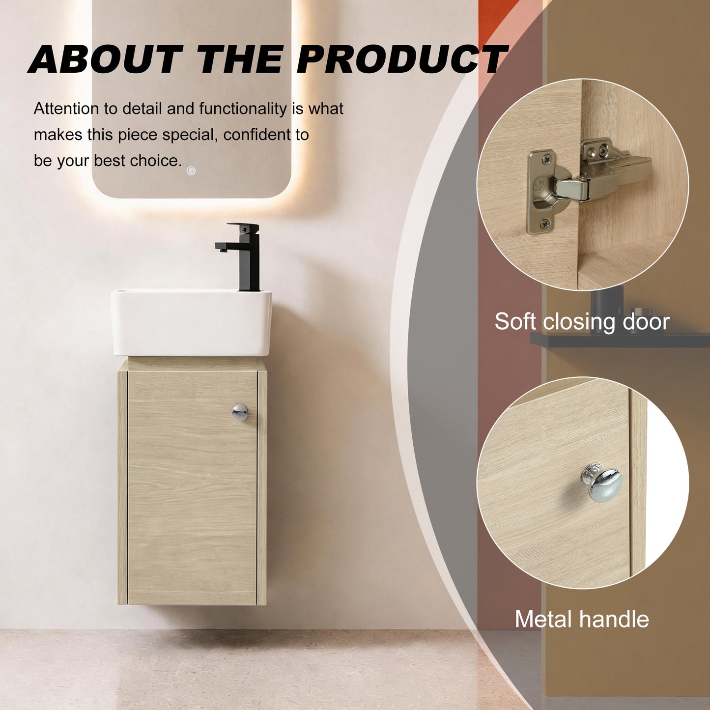 Microspace 12" Corner Vanity