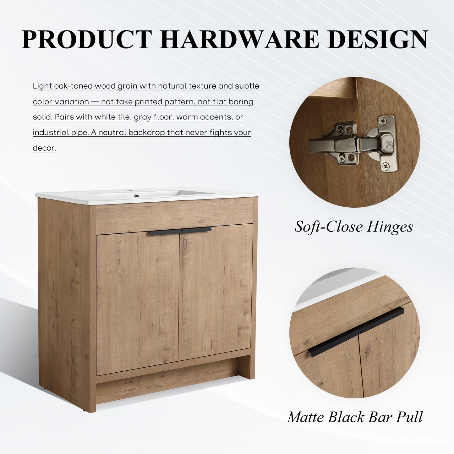 Mason 24"/30"/36" Freestanding Vanity (RTA)