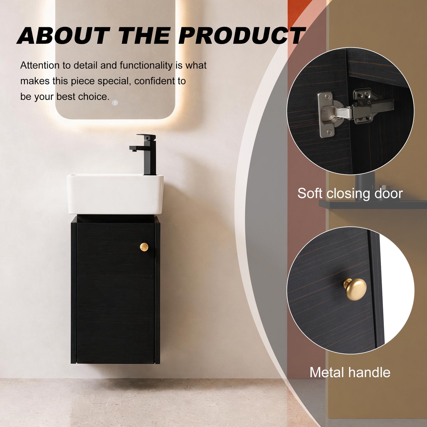 Microspace 12" Corner Vanity