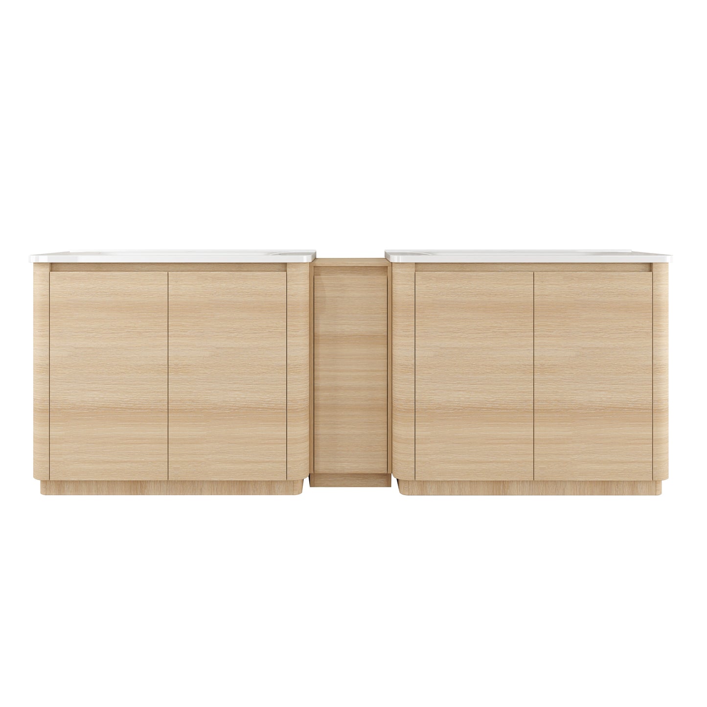 Pebble 92" Freestanding Vanity (RTA)