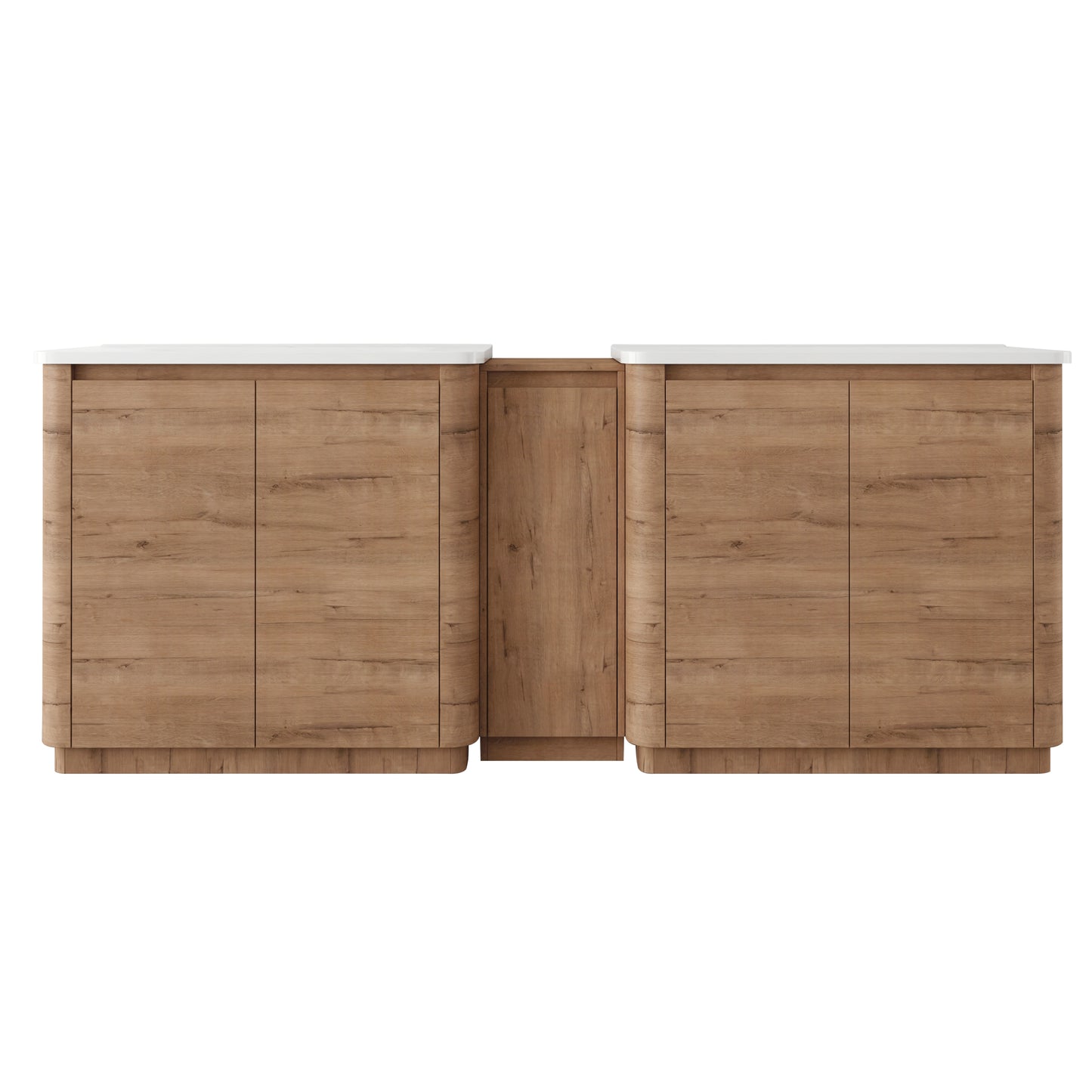 Pebble 84" Freestanding Vanity (RTA)