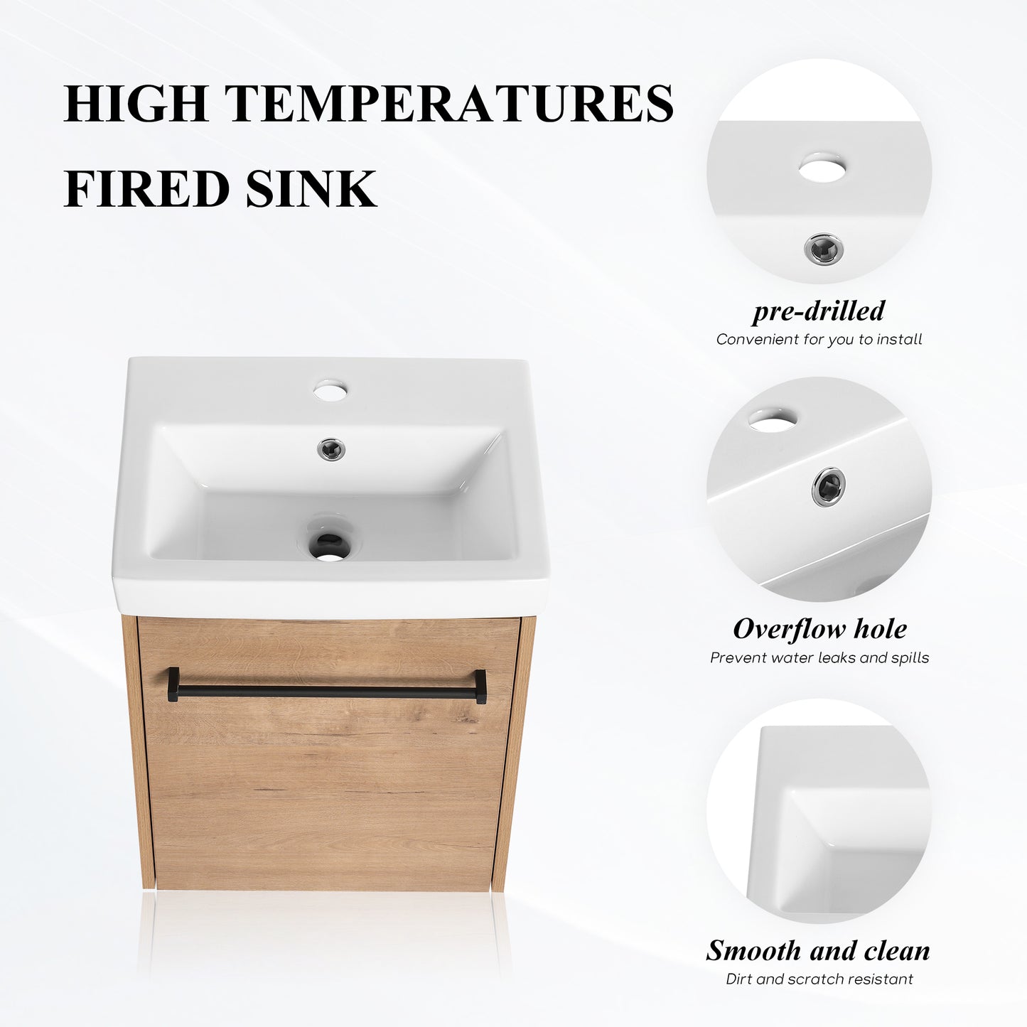Link 18" Floating Vanity (Assembled)
