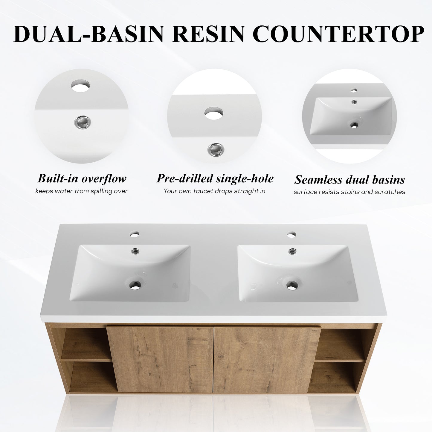 Dualspace 48" Floating Vanity (RTA)