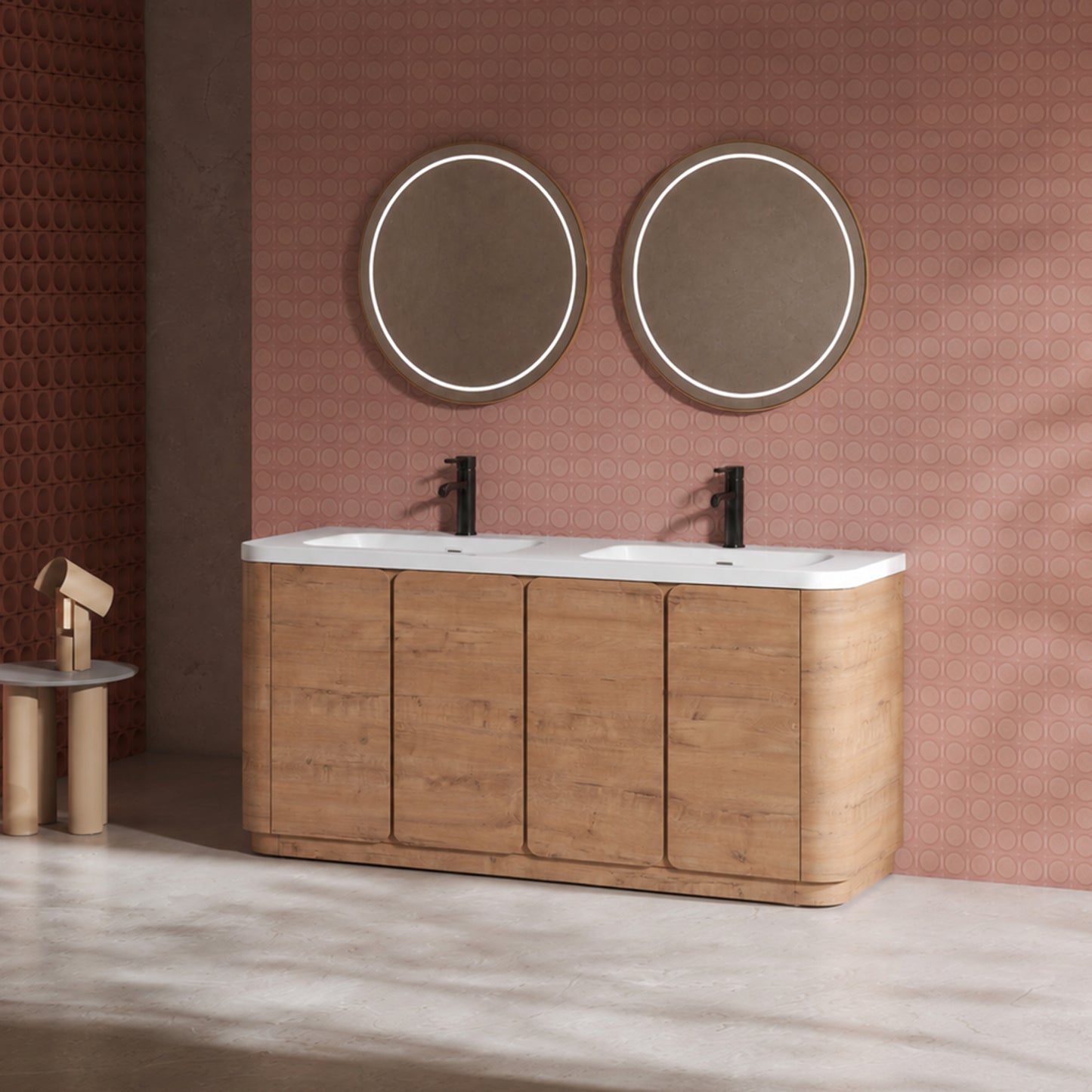 Curvo 48"/60" Freestanding Vanity (RTA)