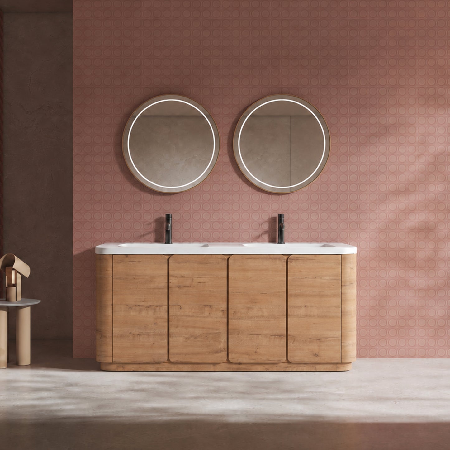 Curvo 48"/60" Freestanding Vanity (RTA)