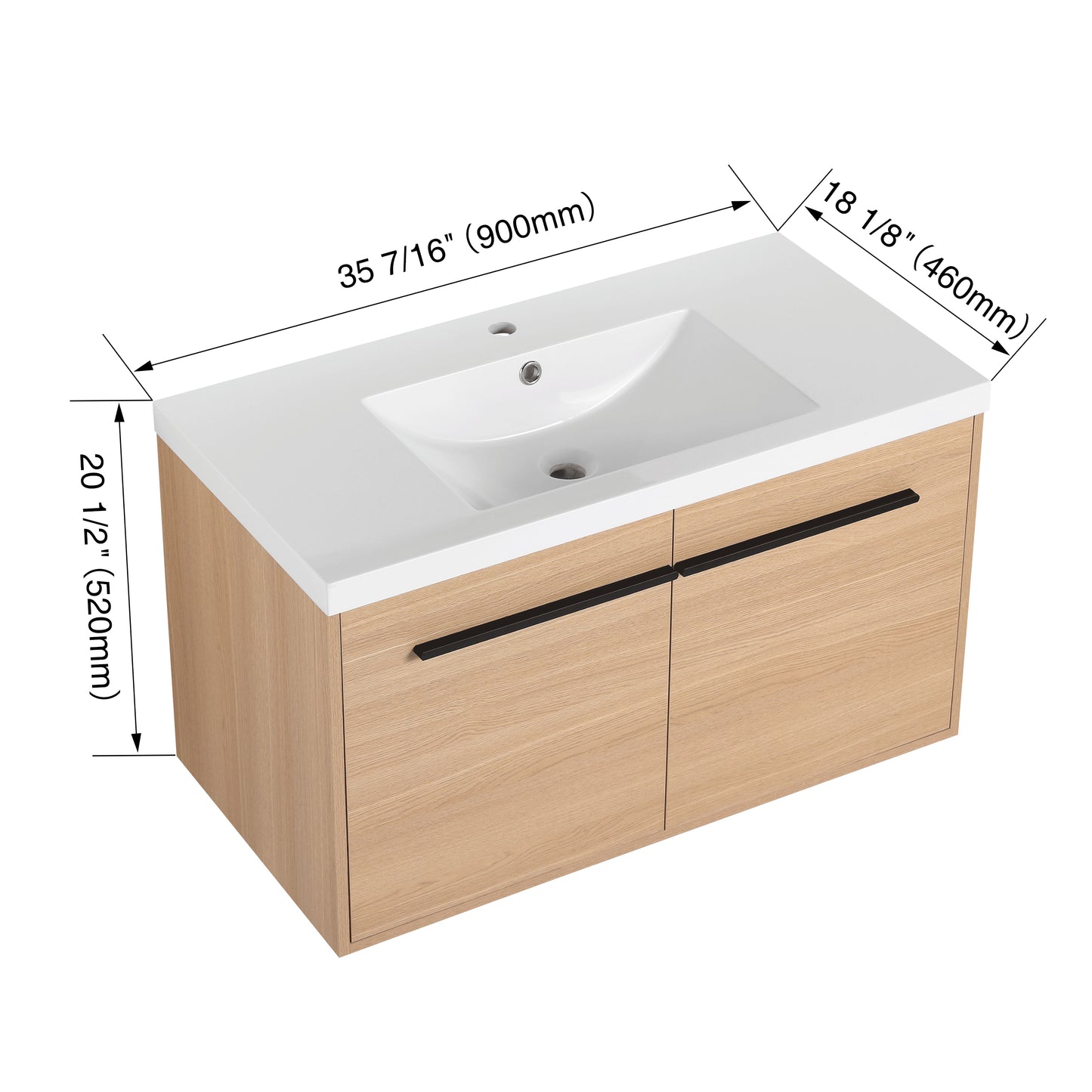 Haven 24"/30"/36" Floating Vanity (RTA)
