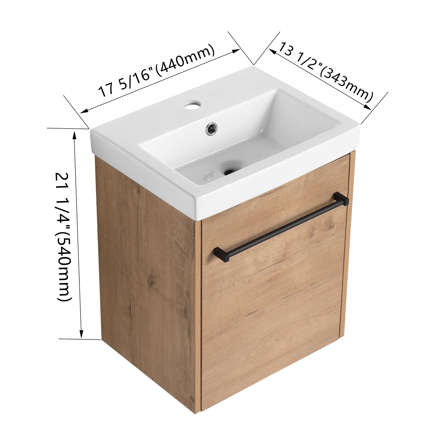 Link 18" Floating Vanity (Assembled)