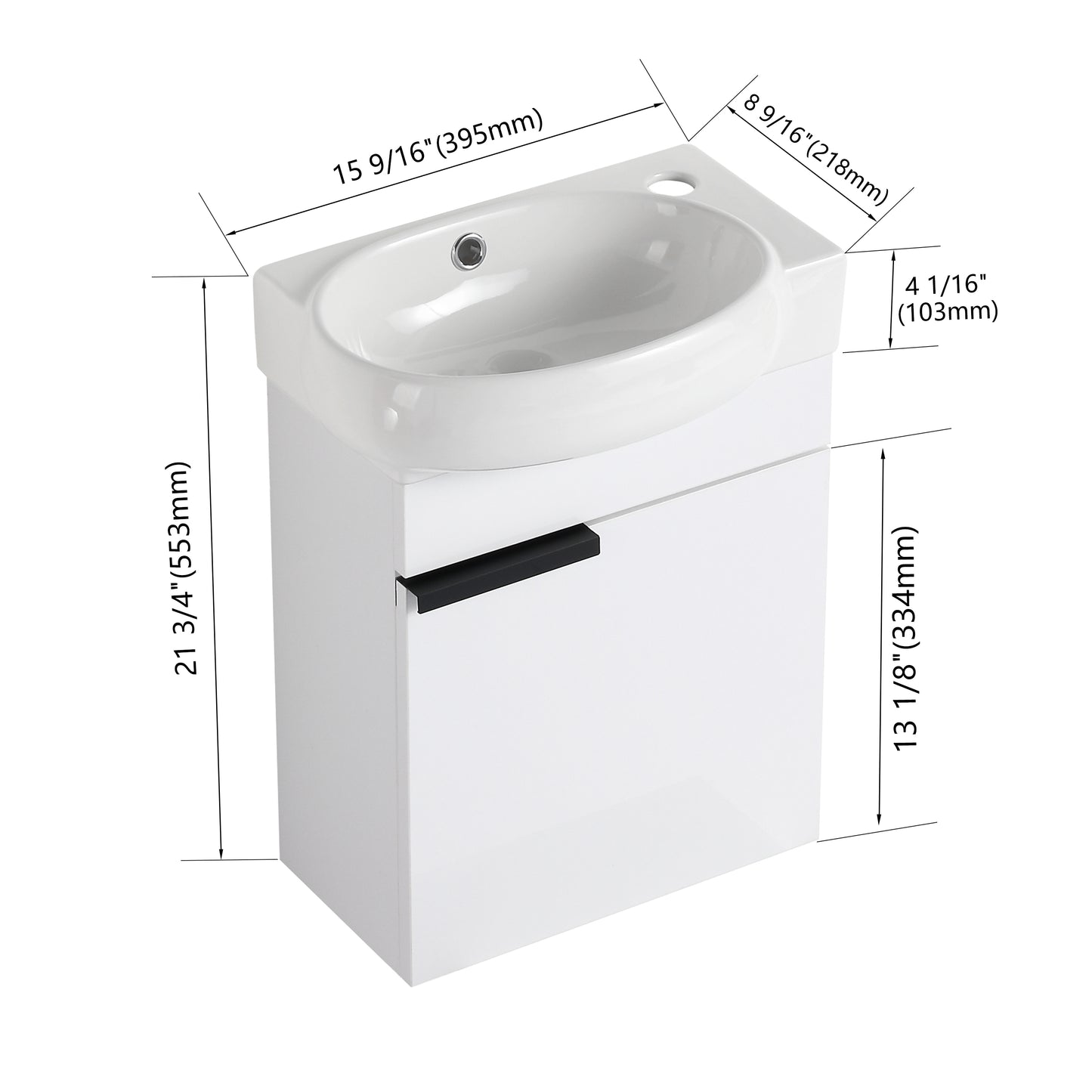 Bend 16" Floating Vanity (RTA)