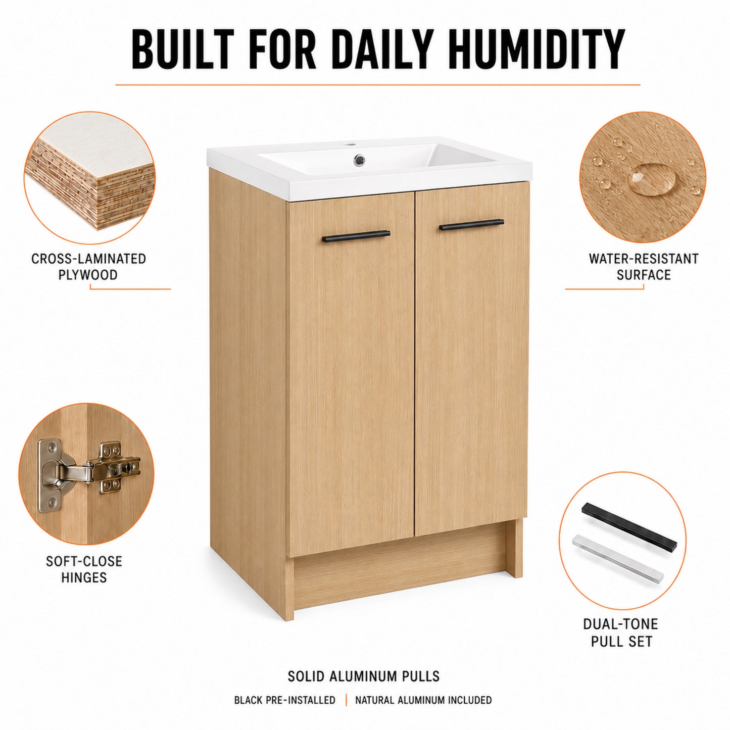 Module 24" Freestanding Vanity (RTA)