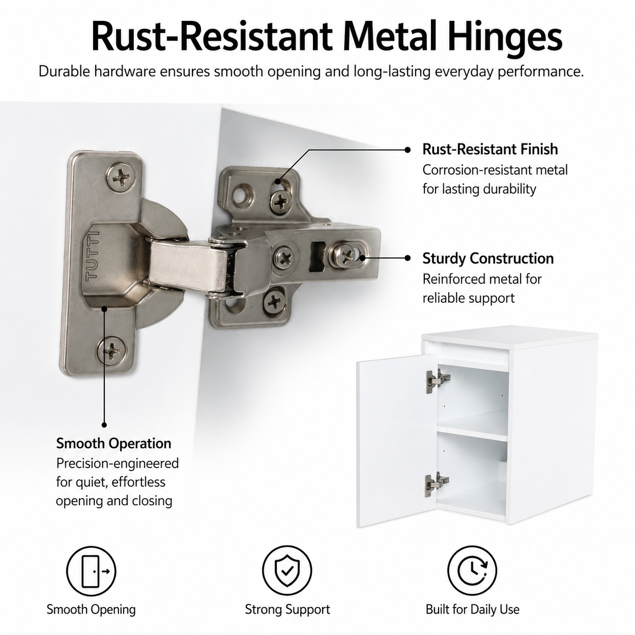 Cube 12" Bathroom Wall Cabinet (RTA)