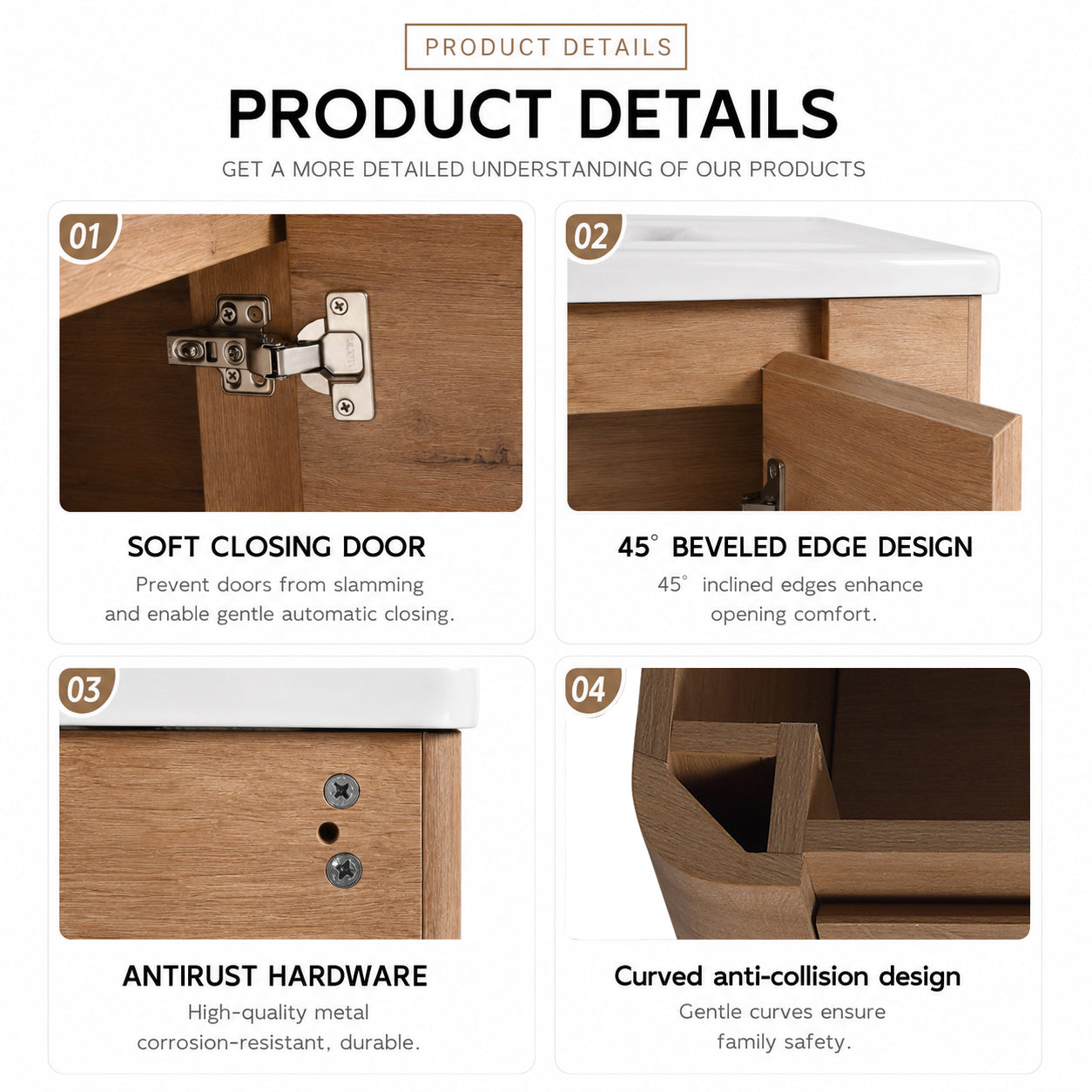 Pebble 84" Freestanding Vanity (RTA)