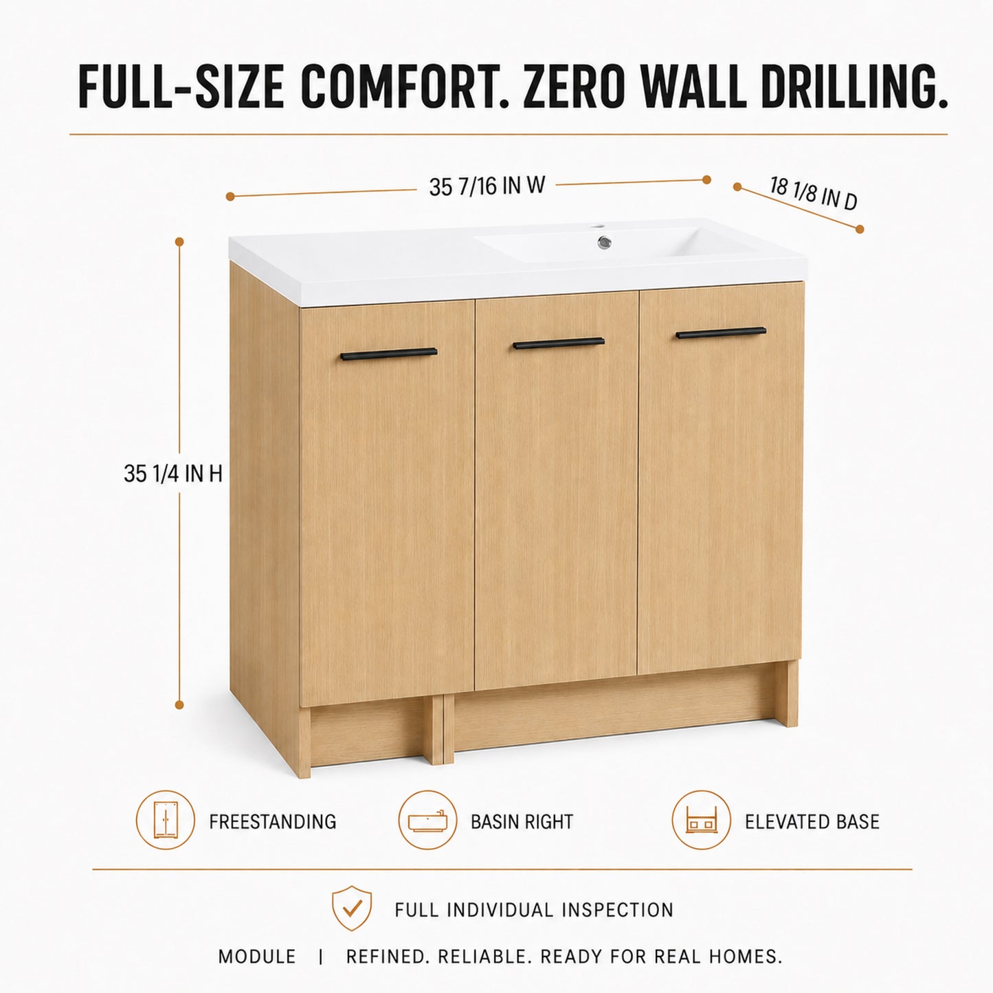 Module 36" Freestanding Vanity (RTA)