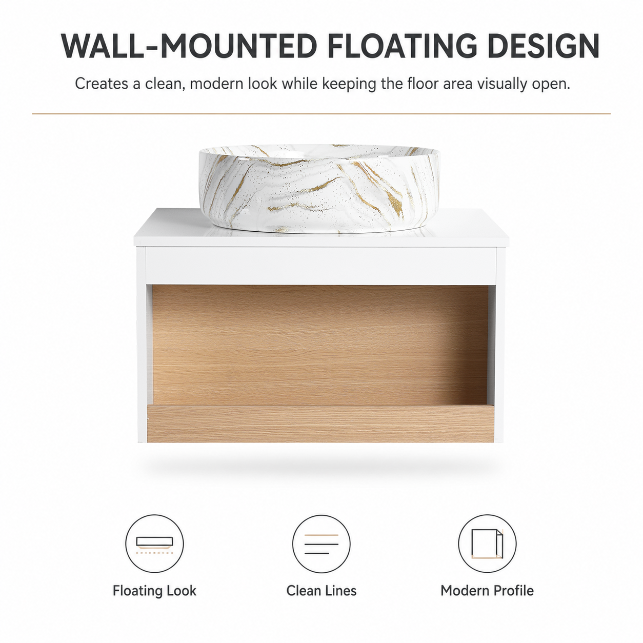 Aura 24" Floating Vanity (RTA)