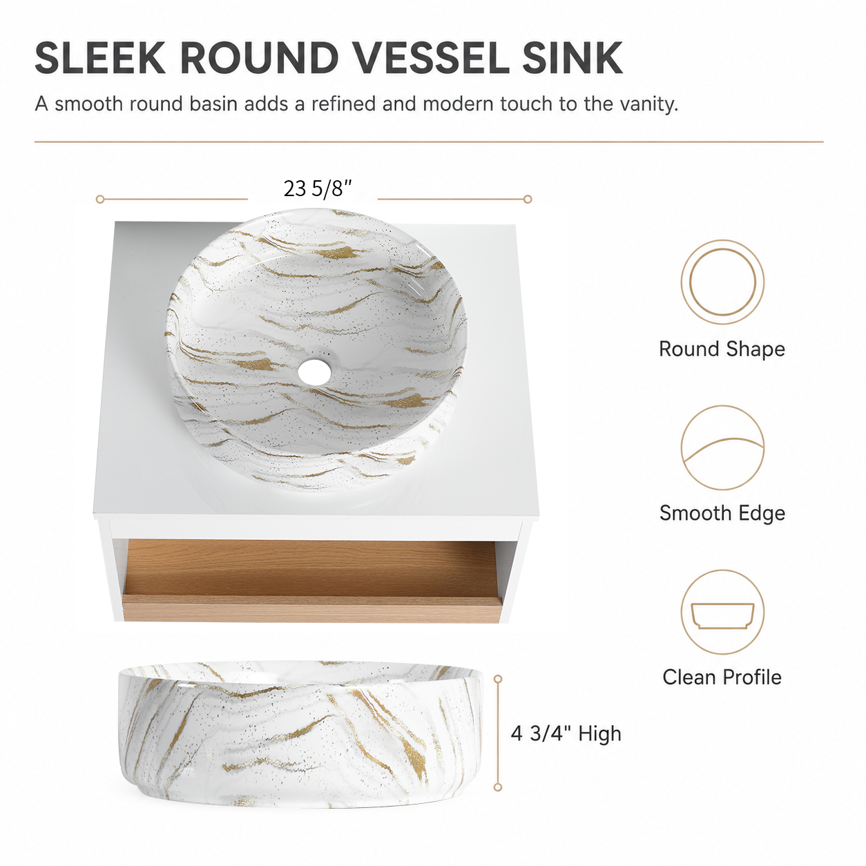 Aura 24" Floating Vanity (RTA)