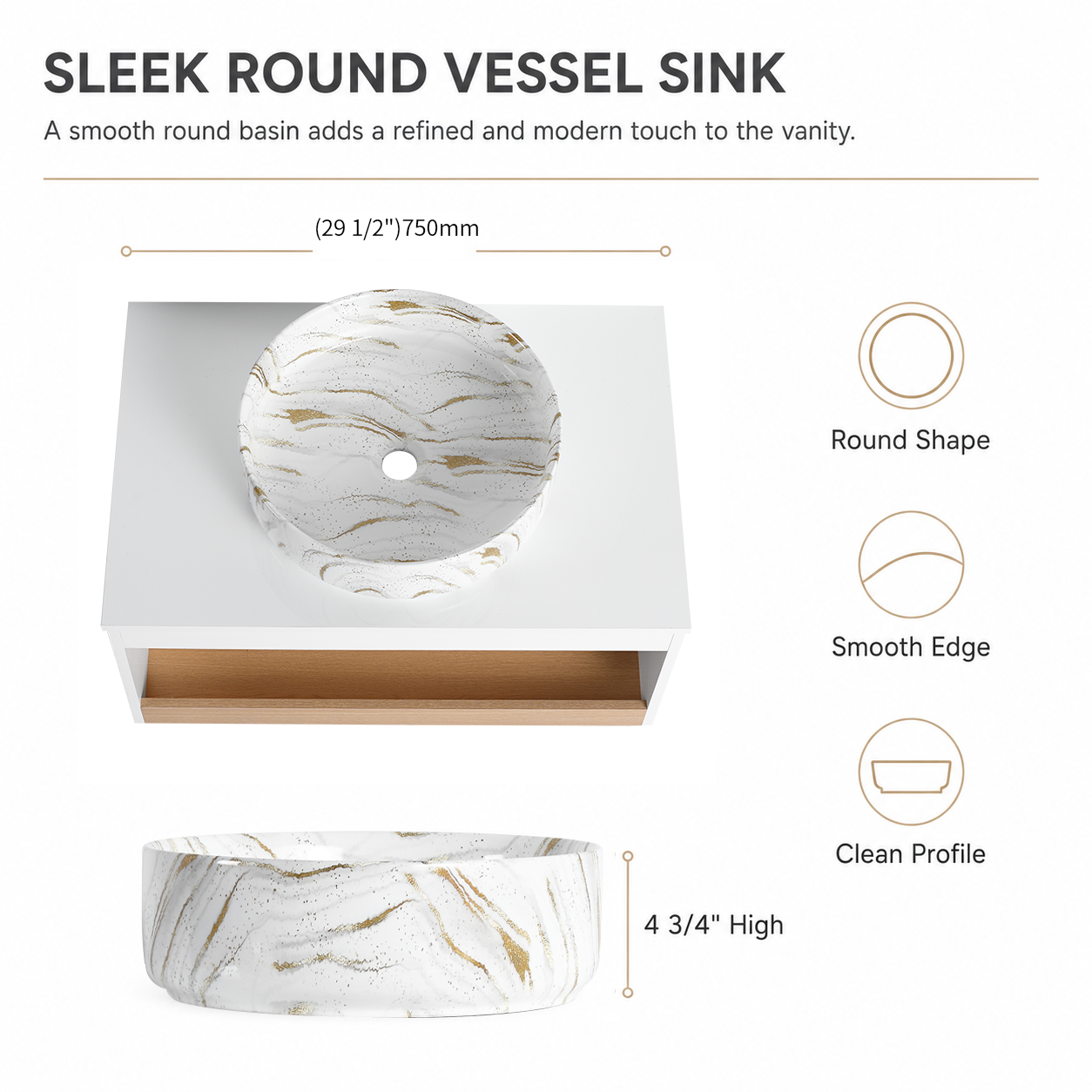 Aura 30" Floating Vanity (RTA)