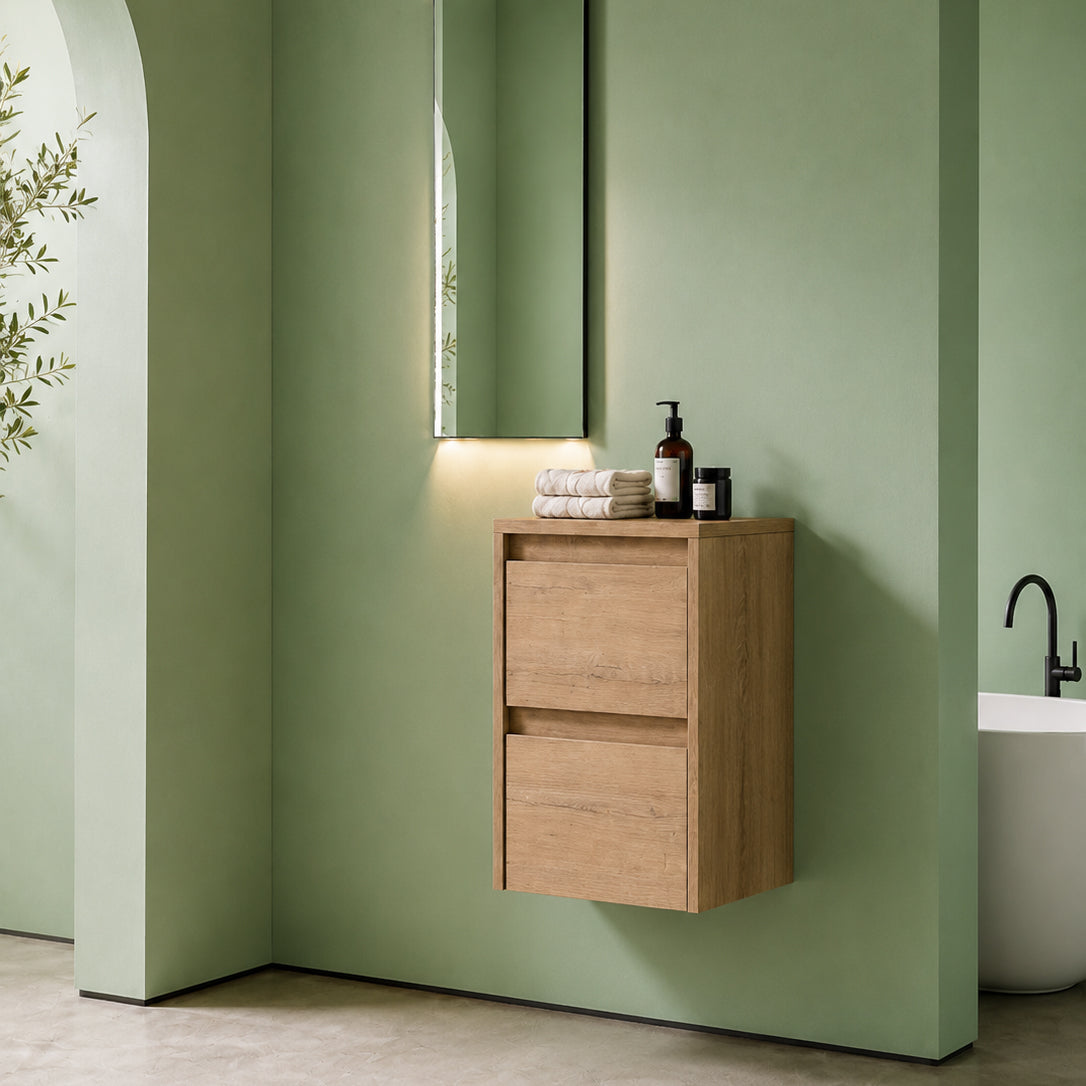 Cube Bathroom Cabinet— Mix & Match Wall-Mounted Vanities, Side Cabinets & Top Cabinets (RTA)