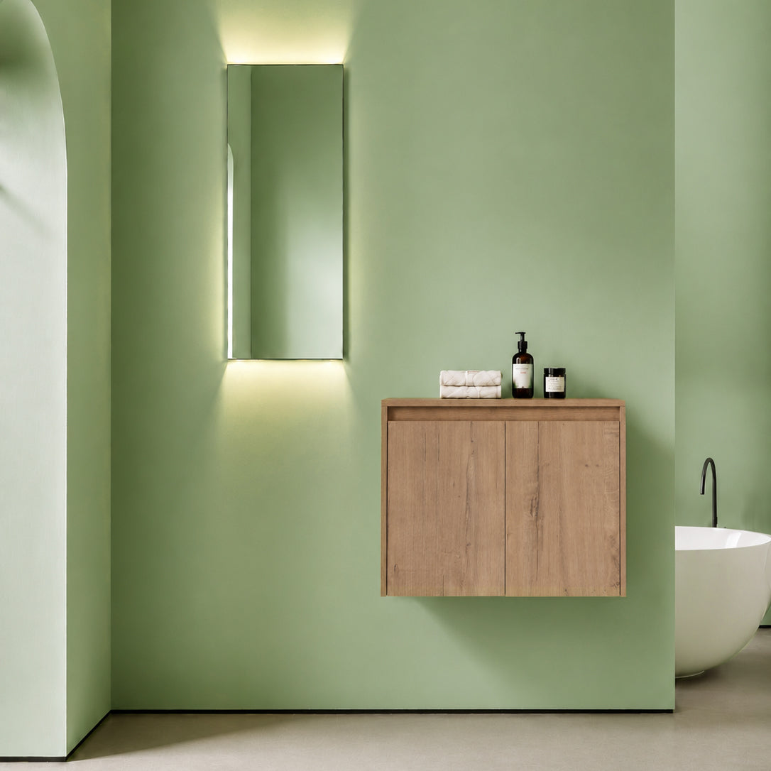 Cube Bathroom Cabinet— Mix & Match Wall-Mounted Vanities, Side Cabinets & Top Cabinets (RTA)