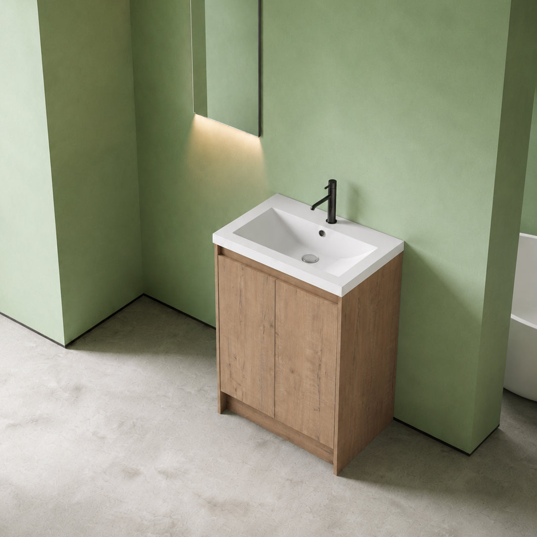 Cube Bathroom Cabinet— Mix & Match Freestanding Vanities, Side Cabinets & Top Cabinets (RTA)