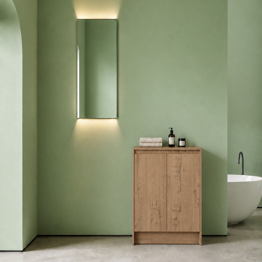 Cube Bathroom Cabinet— Mix & Match Freestanding Vanities, Side Cabinets & Top Cabinets (RTA)