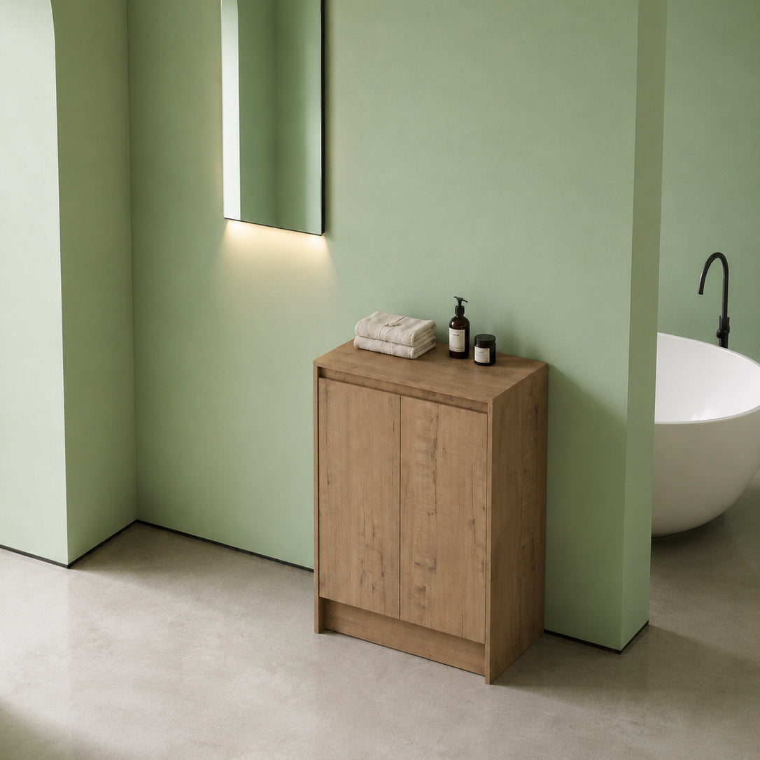 Cube Bathroom Cabinet— Mix & Match Freestanding Vanities, Side Cabinets & Top Cabinets (RTA)