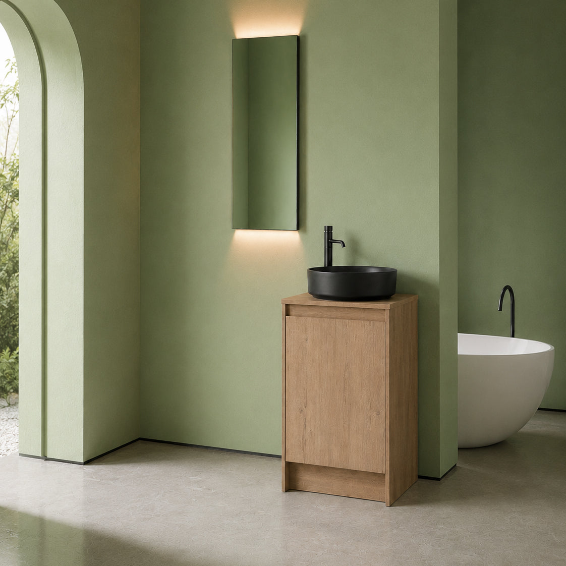 Cube Bathroom Cabinet— Mix & Match Freestanding Vanities, Side Cabinets & Top Cabinets (RTA)